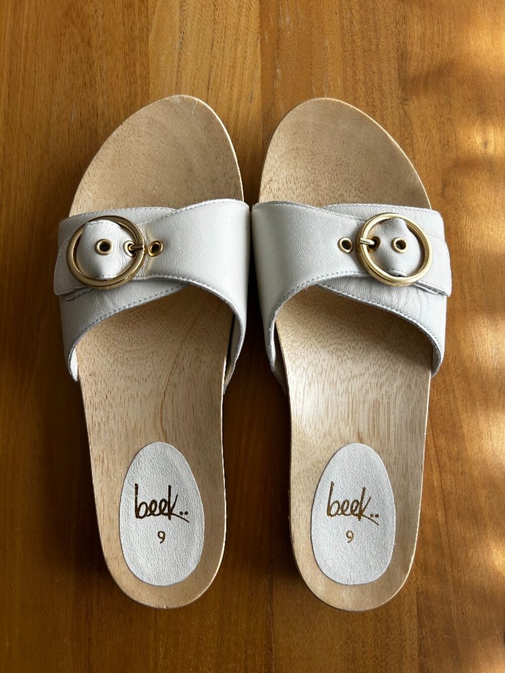 beek Woodstar clog sandals